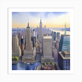 New York City Skyline Art Print