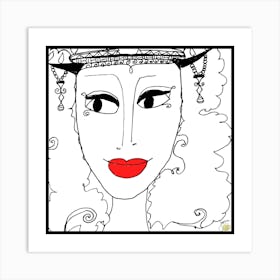 Queens In The Game No Glasses 001 by Jessica Stockwell Art Print
