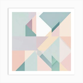 Abstract Geometric Pattern 38 Art Print