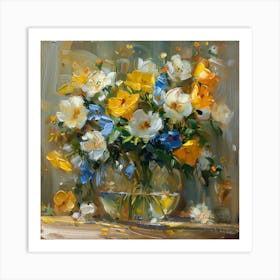 Flowers In A Vase 79 Art Print