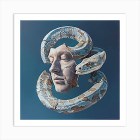 Snake Head Art Print