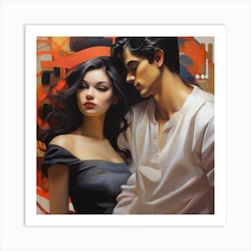 Couple Art Print