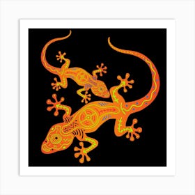 Two Geckols Art Print