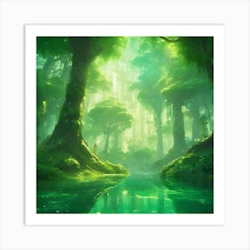 A Aream Forest Art Print