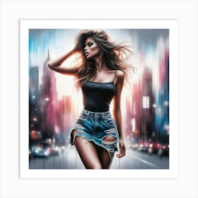 City Girl Art Print