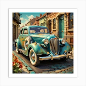 Antique Car Art Print