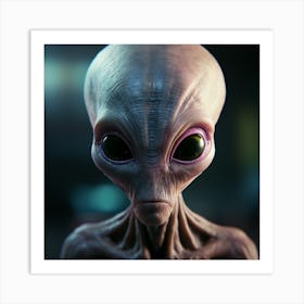 Alien Head 2 1 Art Print