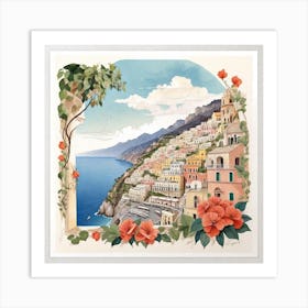 Positano Print Art Print