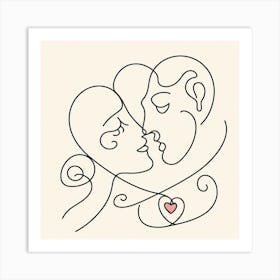 Love and Heart 3 Art Print