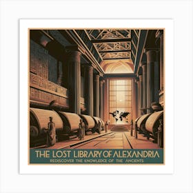 Lost Library Art Print