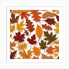 Autumn Leaves 16 Art Print