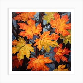 Autumn Leaves Art Print