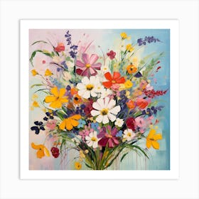 Bouquet Of Flowers 1 Art Print