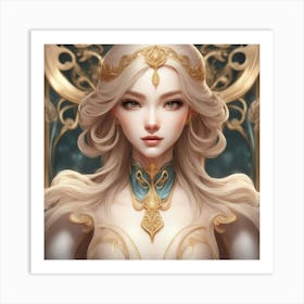 Elven Beauty Art Print