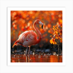 Flamingo 5 Art Print