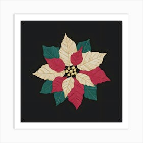 Poinsettia 2 Art Print