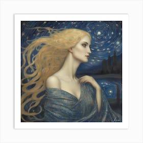 Starry Night Art Print 1 Art Print