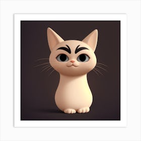 Cute Cat 2 Art Print