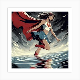 Supergirl 7 Art Print