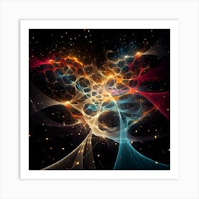 String Theory According To Ai By Csaba Fikker For Ai Art Depot 5 Art Print