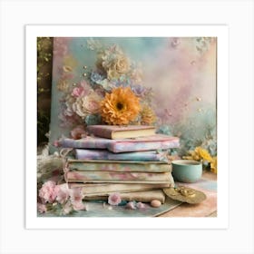 Shabby Chic Dreamy Mist Pastel Junk Journals Soli 2024 04 20t202809 Art Print