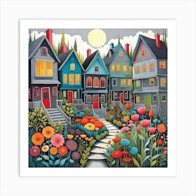 Walk In The Neighborhood Art Print