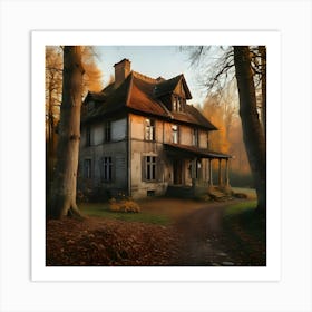 Haunted House Art Print