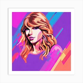 Taylor Swift, Popart Art Print