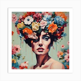 Flower Girl 2 Art Print