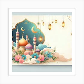 Ramadan Card Art Print