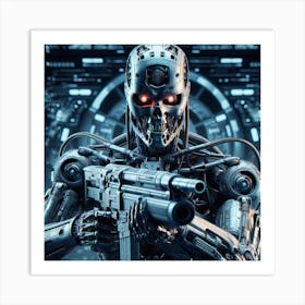 Terminator 1 Art Print