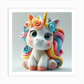 Unicorn 408 Art Print