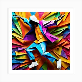 Origami Dancer 80 Art Print