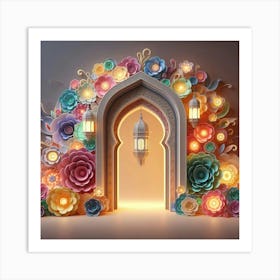 Islamic Door 2 Art Print