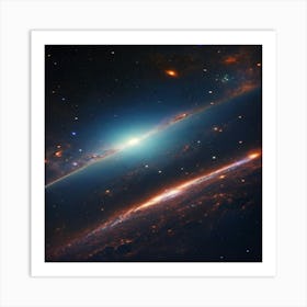 Galaxy In Space Art Print