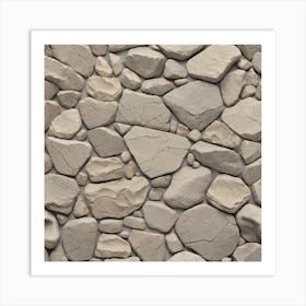 Stone Wall 43 Art Print