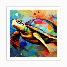 Turtle Painting 7 Art Print