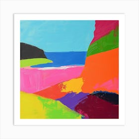 Abstract Travel Collection Antigua Barbuda 7 Art Print