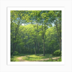 Beautiful Trees Art Print