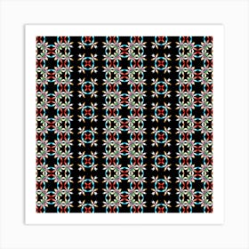 Pattern Black Background Texture Art Art Print