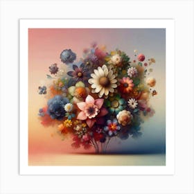 Flowers In A Vase Art Print