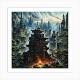 Fantasy Castle Art Print