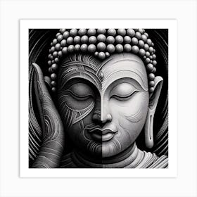 Buddha Painting 7 Art Print