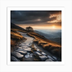 Path In The Mountains 3 Art Print