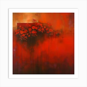 Red Flowers Art Print