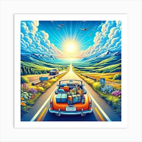 Road Trip Art Print