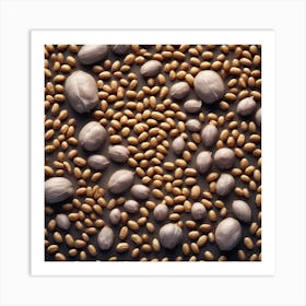 Close Up Of Seeds Art Print