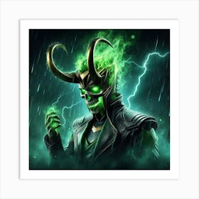 Loki Ghost Rider 1 Art Print