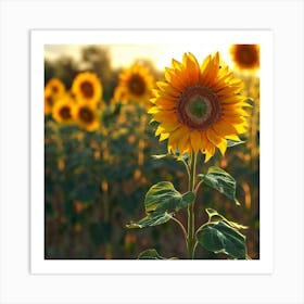 Sunflower Art Print