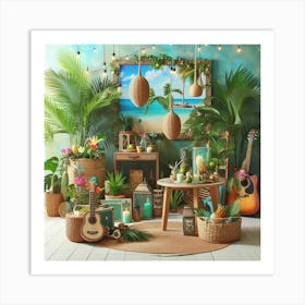 Tropical Decor Art Print